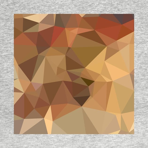 Camel Brown Abstract Low Polygon Background by retrovectors